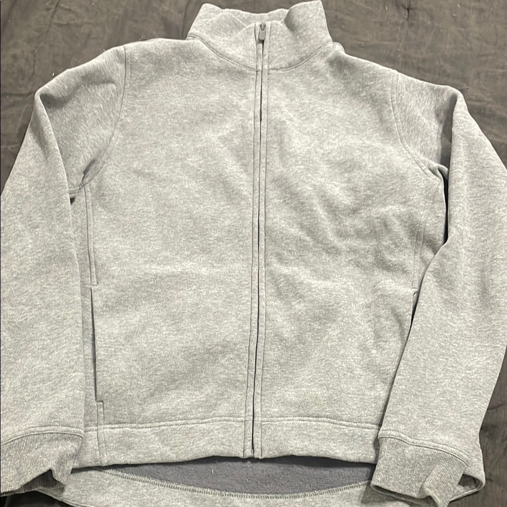 Gray Zip-Up Jacket